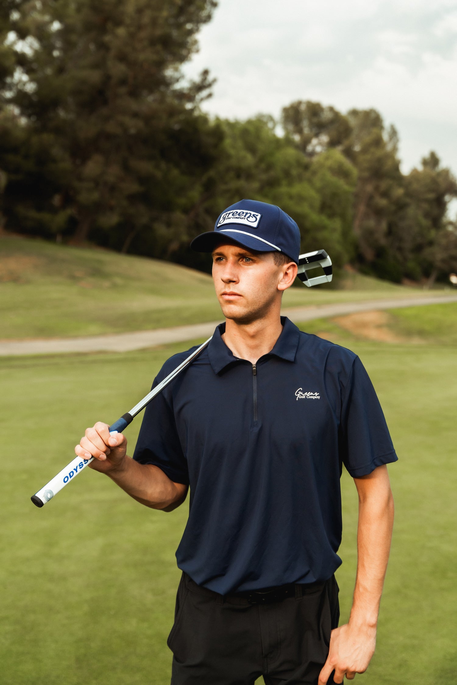 Performance Snapback - Navy Blue